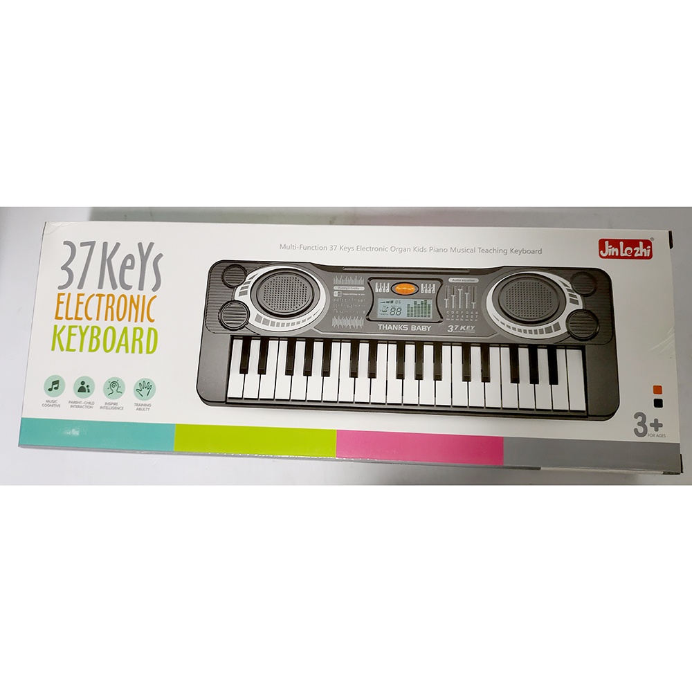 Organ Piano Anak Musical Keyboard 37 Keys - PD880 - 7RSK85BK Black