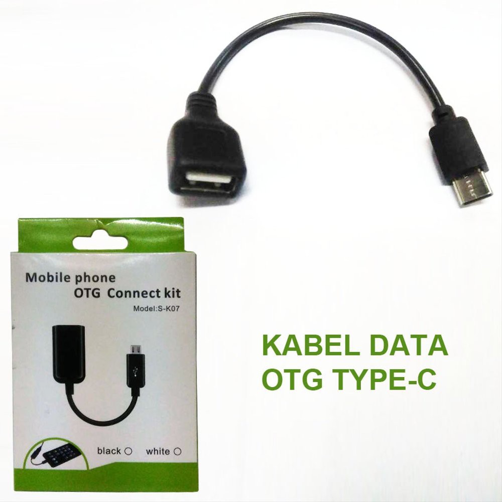 OTG Kabel Type C OTG Luna Kabel Type-C S-K07 Kabel OTG Tipe C Connect Kit