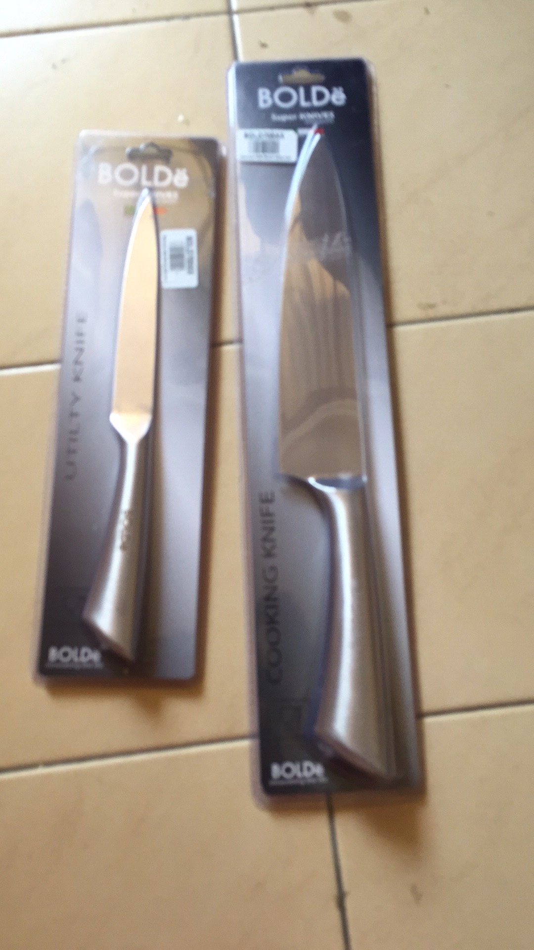 Pisau Dapur Serbaguna Super Titanium Cooking Knife 7,5 Inchi Bolde Ori