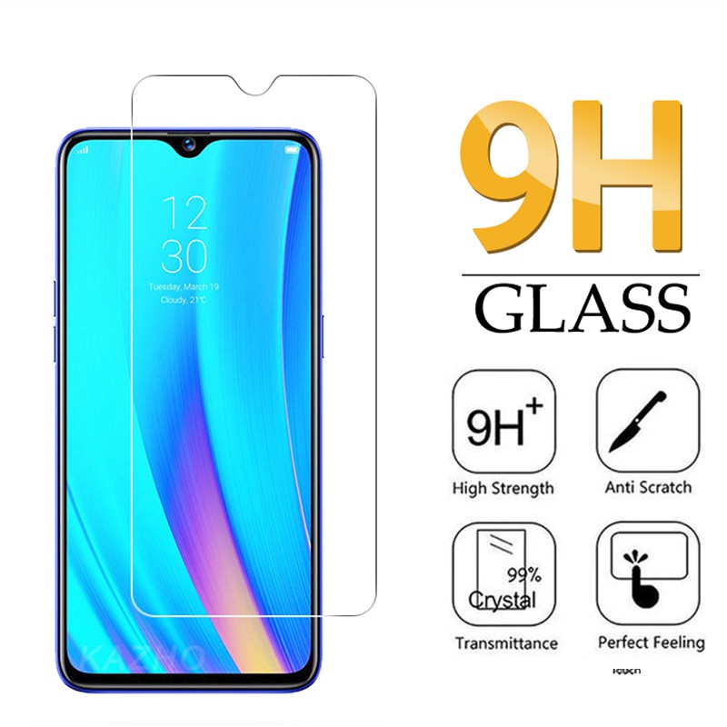 Pelindung Layar Tempered Glass 9h Untuk Oppo Realme 8 7 7i 6 6i 5 5i 5s Narzo 30a Xt X7 X2 C21 C25 C11 C12 C15 C2 C3 Pro