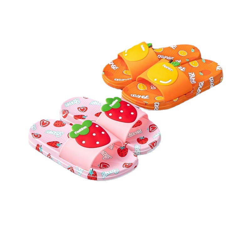 plazababyku FRUITS YUMMY 6608 Sandal Anak Perempuan Bahan Karet Model Lucu 3-9 Tahun