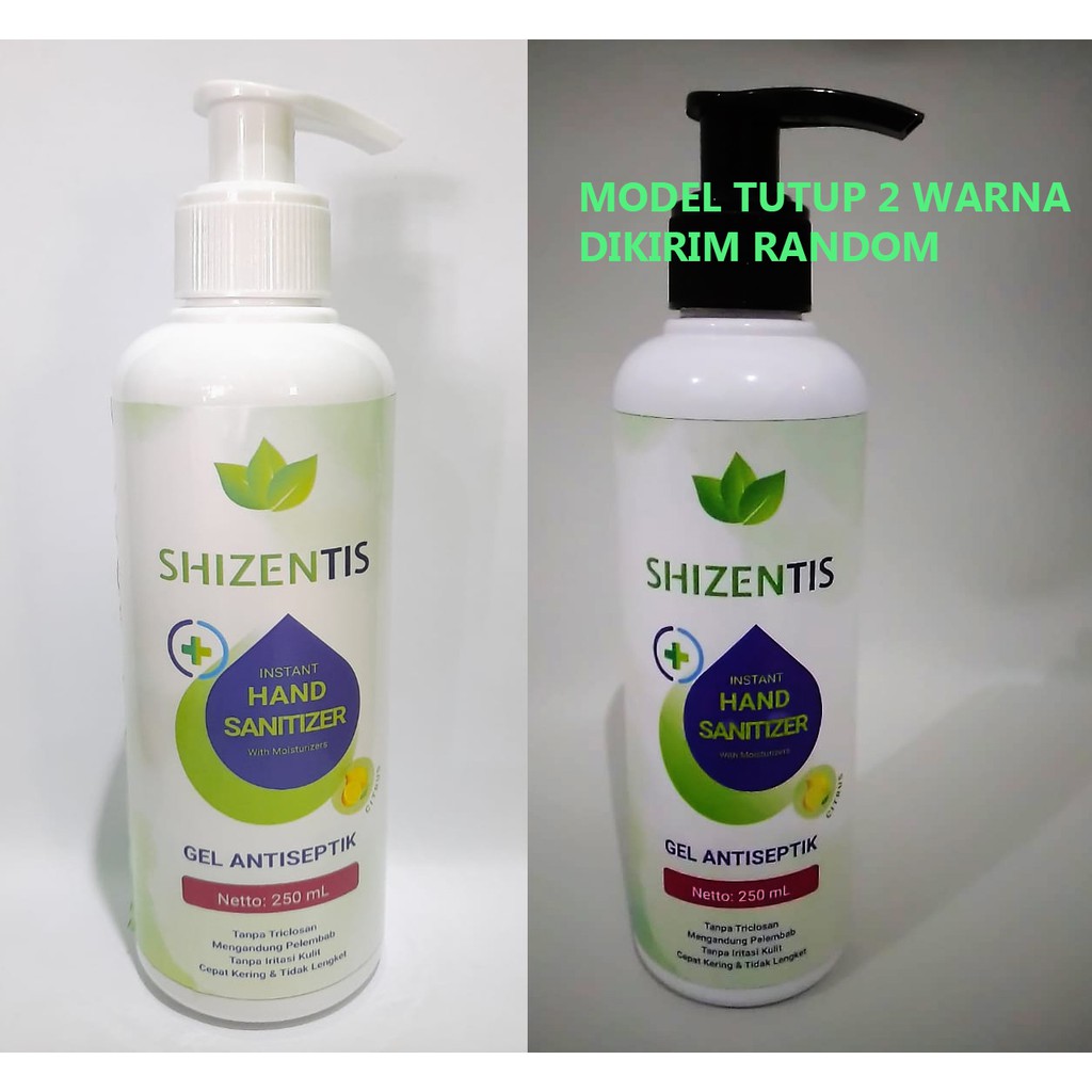 Gel Shizentis antiseptik pembersih tangan 250 ml antibakteri murah