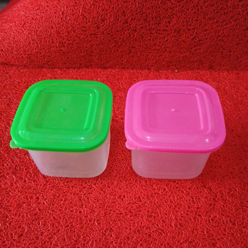 tempat bumbu dapur 500ml / tempat bumbu kotak 10cm / tempat bumbu dapur plastik