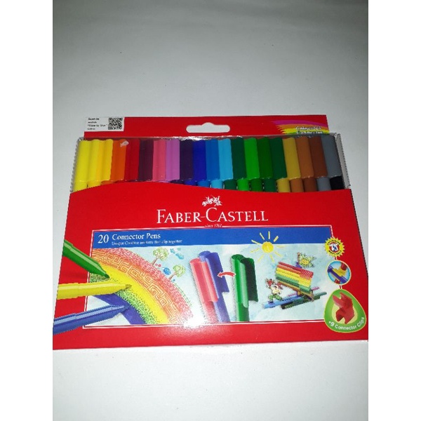 

Spidol / Connerctor Pen Faber Castell 20 colours