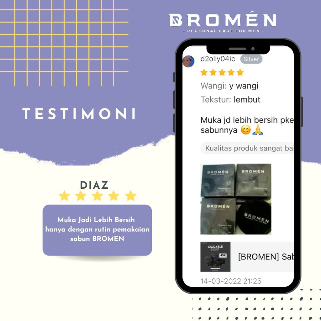 Bromen Brightening Serum 20ml - Paket Isi 2pcs Serum Pemutih Wajah Pria