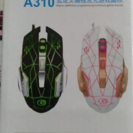 Mouse Gaming USB Wired With LED Backlit