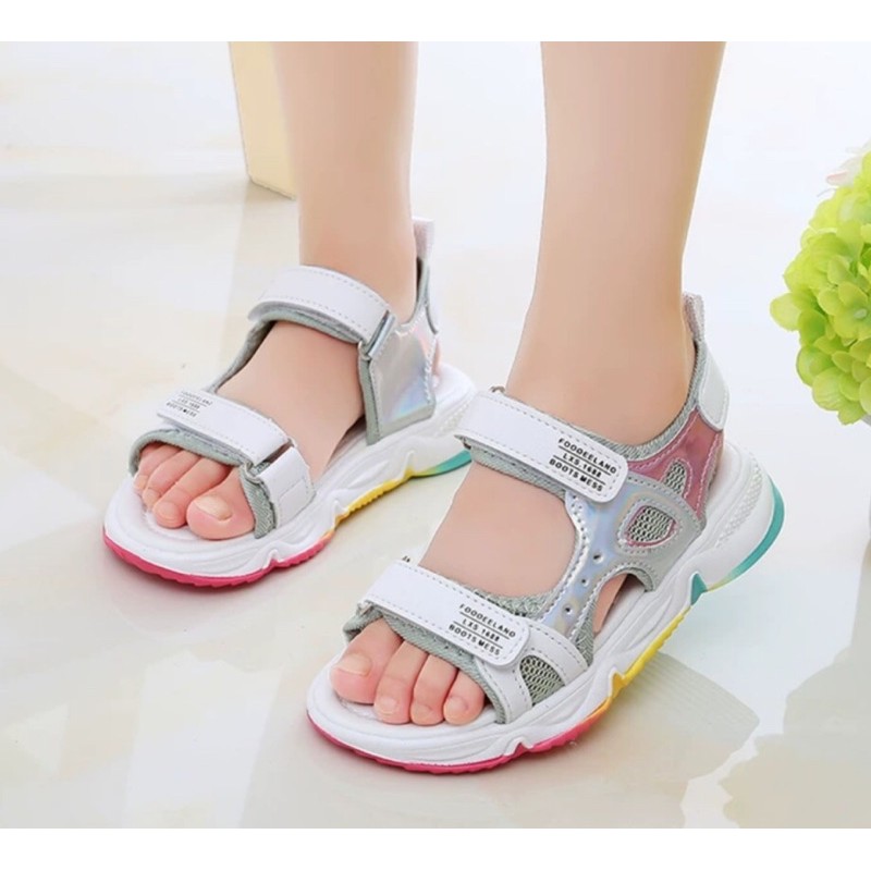 NEW!! Ready Sepatu Sandal Fashion Anak Gunung MIZU ukuran 26-35 Premium by axeline BEST SELLER-Hijau
