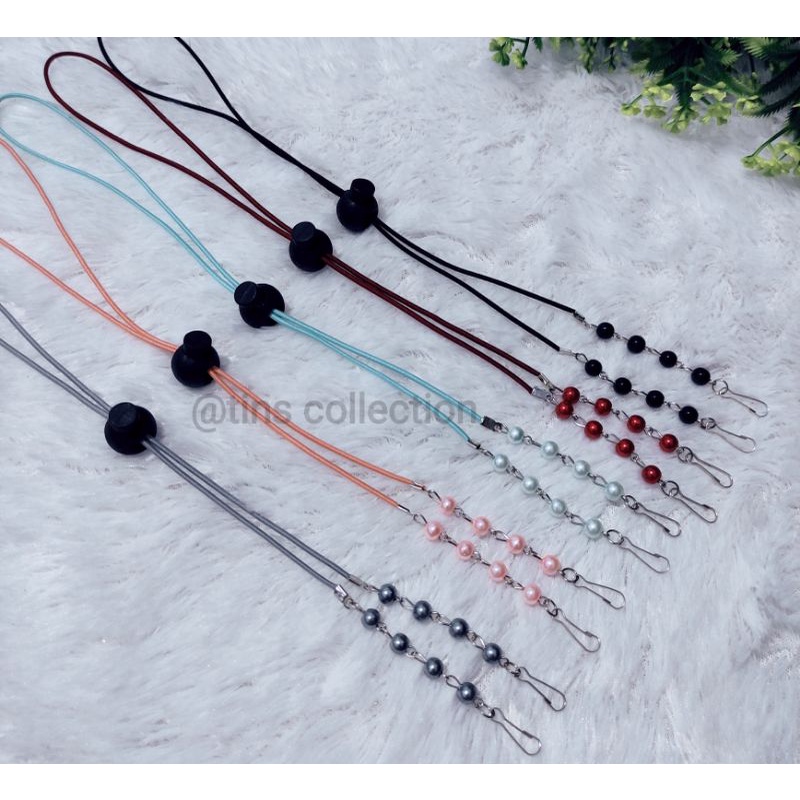 Kalung Masker / Strap Masker Hijab Multifungsi / Konektor Masker jilbab / Stoper
