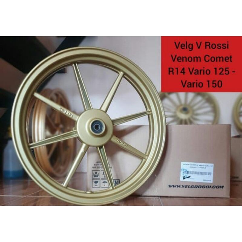 Velg Rossi Venom Comet Vario 125, Vario 150 Gold Emas