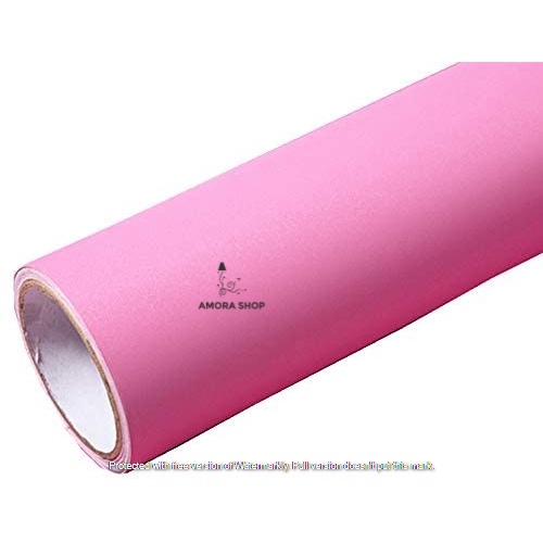 Wallpaper Dinding Polos Pink 9m s/d 10m x 45cm