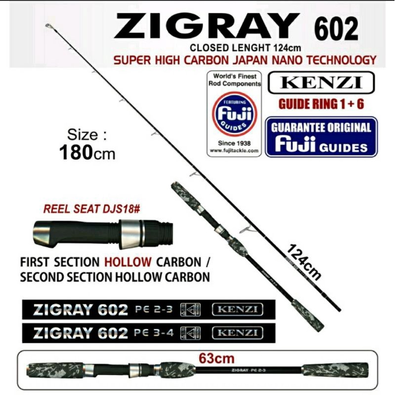 JORAN KENZI ZIGRAY 602 PE 2 - 3 / 3 - 4... FUJI