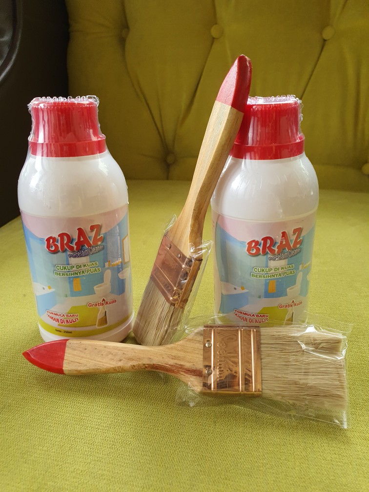 Braz Porcelain Cleaner | Pembersih Kerak Keramik Kamar Mandi - Pembersih Toilet