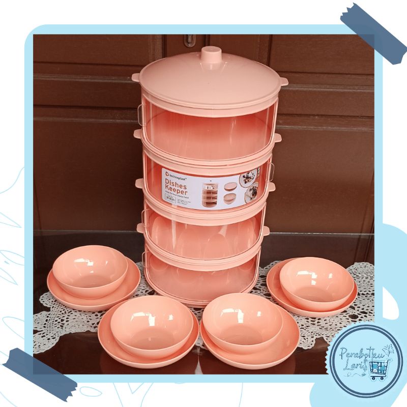 Technoplast Dishes Keeper Tudung Saji 4  Susun