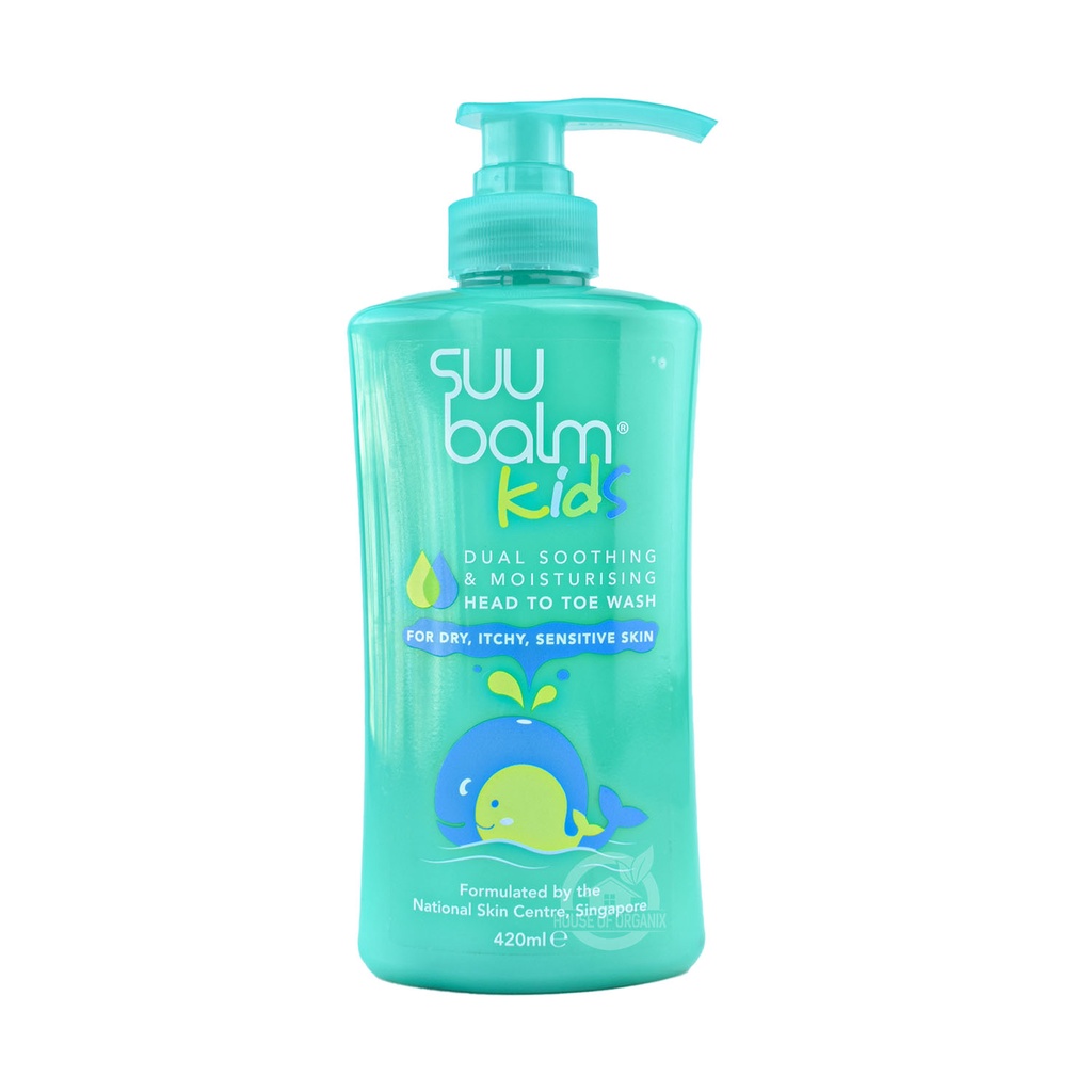 Suu Balm Body Wash Baby Kids Dry Itchy Sensitive 420 Ml