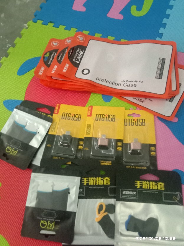 Pakingan Accesoris Hp Untuk Ukuran 12cm X 21cm