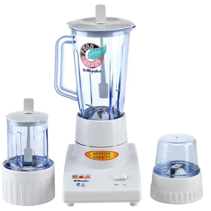 MIYAKO Blender Plastik 1 Liter BL 102 PL - Garansi Resmi 1 Tahun