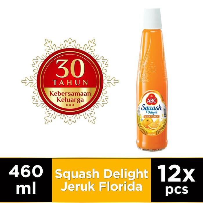 

ABC Sirup Squash Delight Jeruk Florida 460 ml - Multi Pack 12 pcs