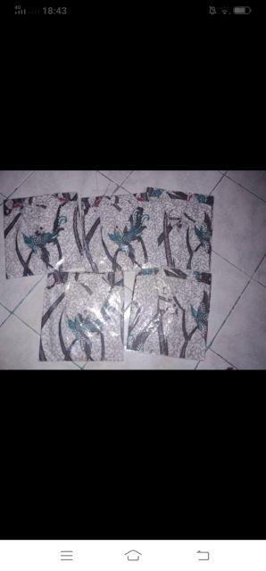 Batik Couple Keluarga Sania Ruffle Ori Ndoro Jowi Dnt Motif Ilalang Putih