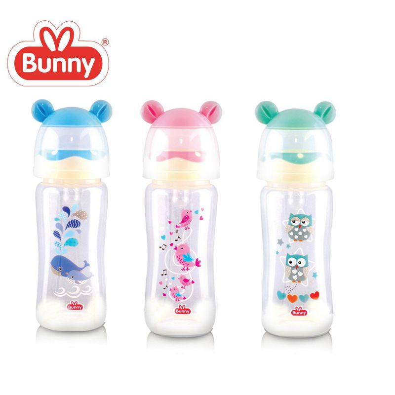 ADW3004 LustyBunny Botol Susu Wide Neck 250ml Lusty Bunny Feeding Bottle