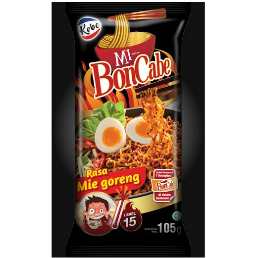 

Kobe Mi BonCabe Rasa Mie Goreng Level 15 105gr Mie Instant Mie Pedas Bon Cabe Makanan Instan