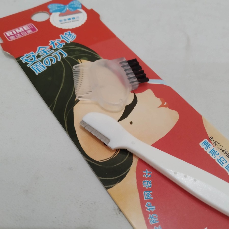 Alat pisau cukuran cukur silet sisir sikat alis eyebrow razor trimmer