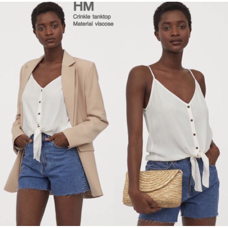 HM tie tanktop - sisa export branded