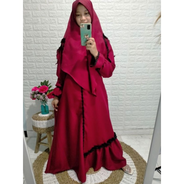 GAMIS SYARI MURAH GAMIS SET TERBARU GAMIS ARABIAN CREPE TERLARIS