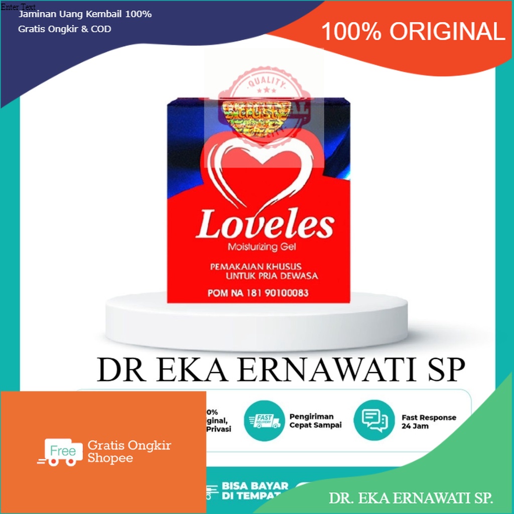 100% ASLI LOVELES ORI TV | LOVELES GEL OLES MOISTURIZING | LOVELES PRIA DEWASA