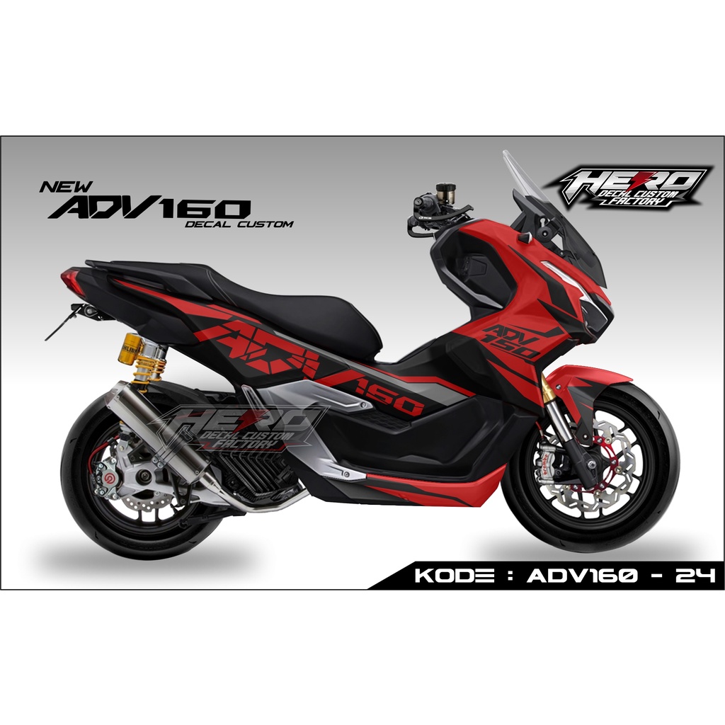 DECAL ADV 160 - DECAL ADV 160 VARIASI ABSTRAK KODE 24