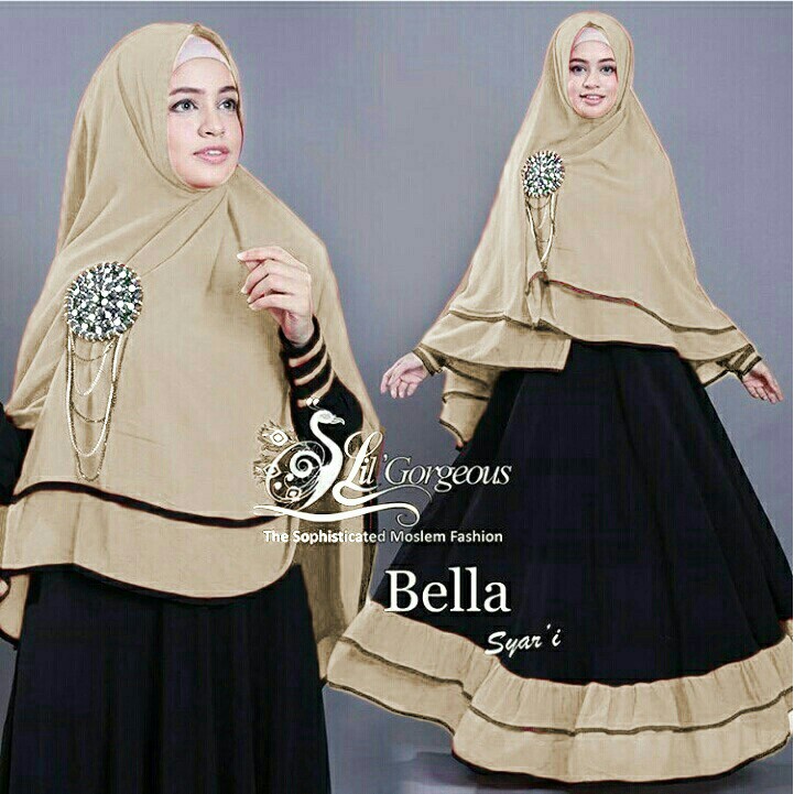 XC - Dress Maxy Bella / Gamis Bella / Gamis Kekinian / Gamis Trendy / Gamis Terbaru / High Quality