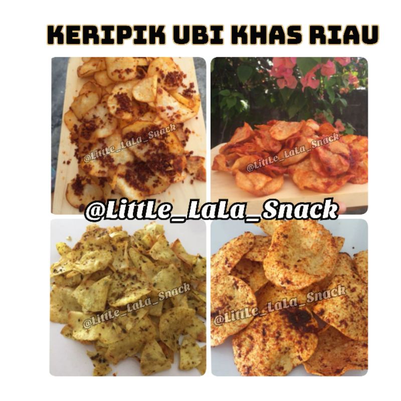 

Keripik Ubi 250g /keripik singkong LittLe Lala Snack /oleh oleh khas Riau/Pekanbaru/Kripik Dumai Home-made/Cassava chips/keripik singkong pedas cabe merah singkong cabe ijo opak teri manis pedas sambalado/kripik opak pedas asin