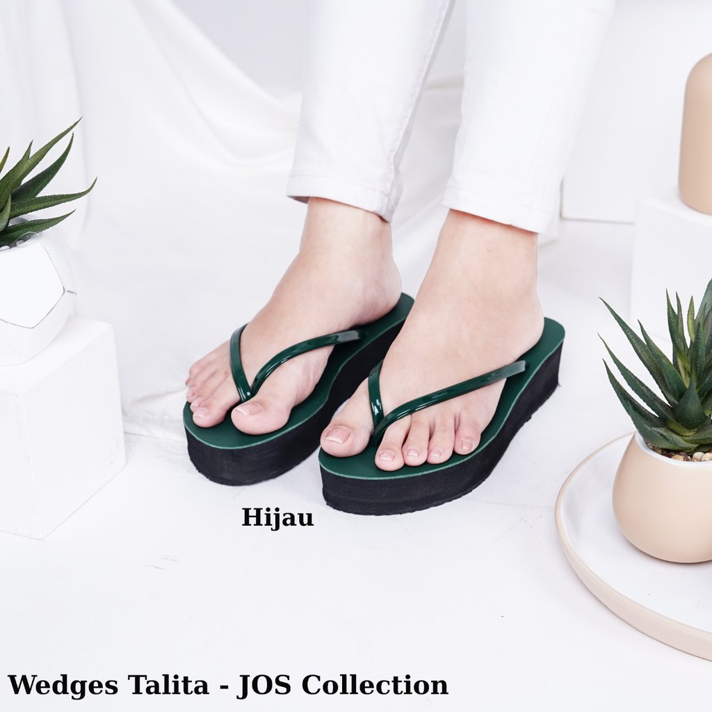 Sandal Wedges Wanita - Talita Tinggi 4 cm by JOS Collection