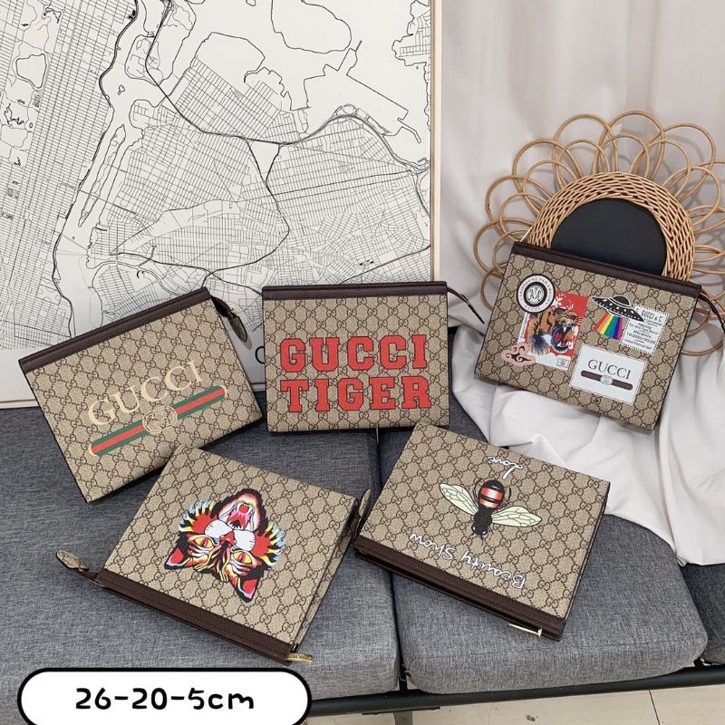 Clutch Bag Pria Wanita Import Waterproof / Hand Bag Anti Air 6601