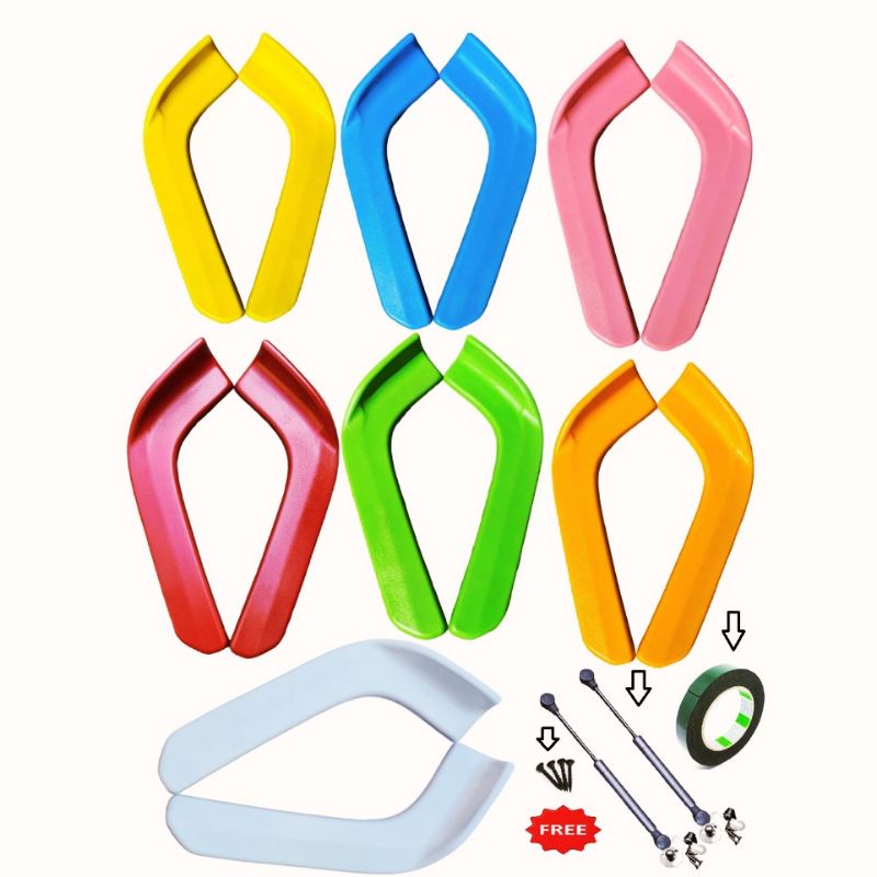 WINGLET MOBIL WARNA UNIVERSAL PELINDUNG BEMPER KUALITAS TERBAIK (COD)