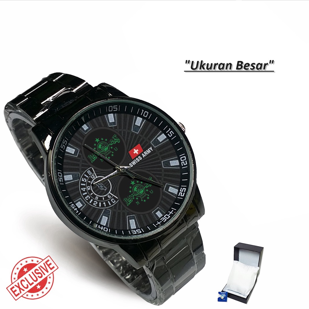 Jam Tangan Rantai Couple Logo NADHLATUL ULAMA (Cool)