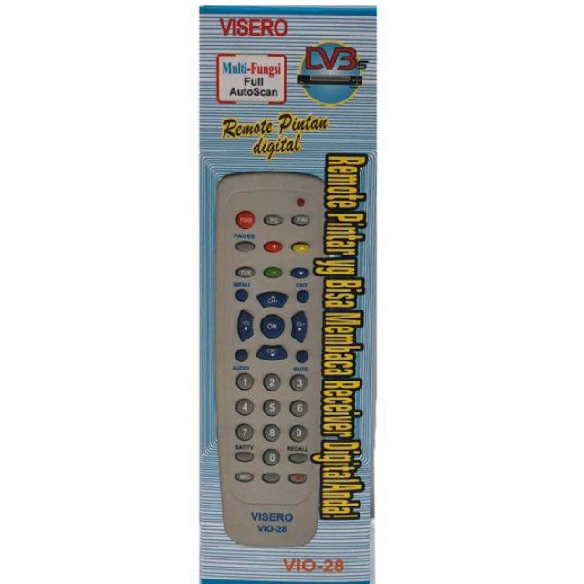 Remote receiver universal DVB VIO-28/ remot serbaguna receiver digital/remot digital mp2