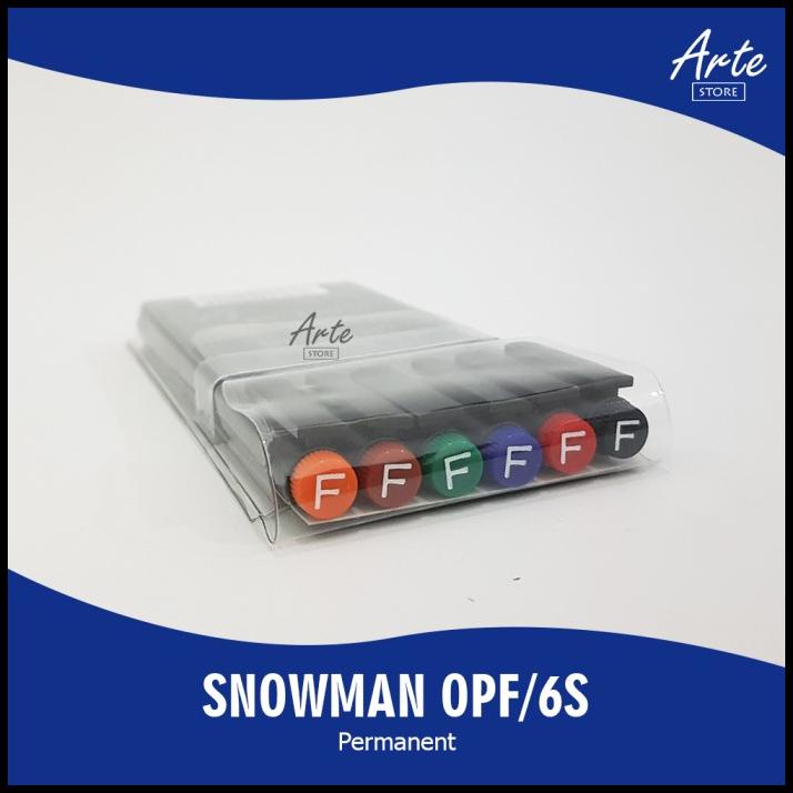 

Daisydooo | Spidol Snowman Ohp Opf / Opm Set 6 Warna