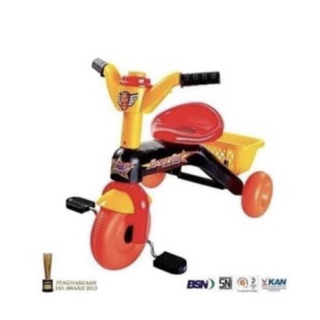 SHP TOYS TRICYCLE FB 581 sepeda roda tiga plastik ride on sepeda dorong anak mainan anak mobil murah
