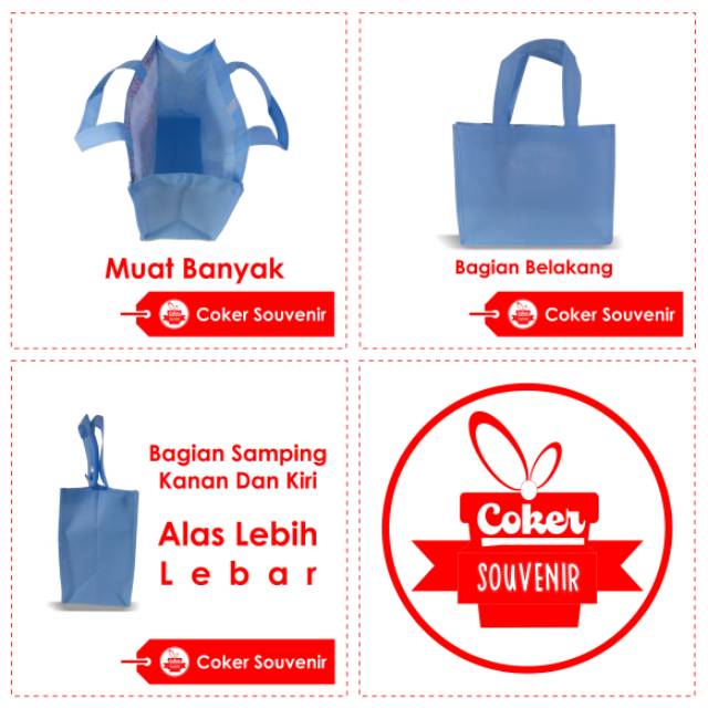 Tas ultah unicon 25x20x12 cm-1