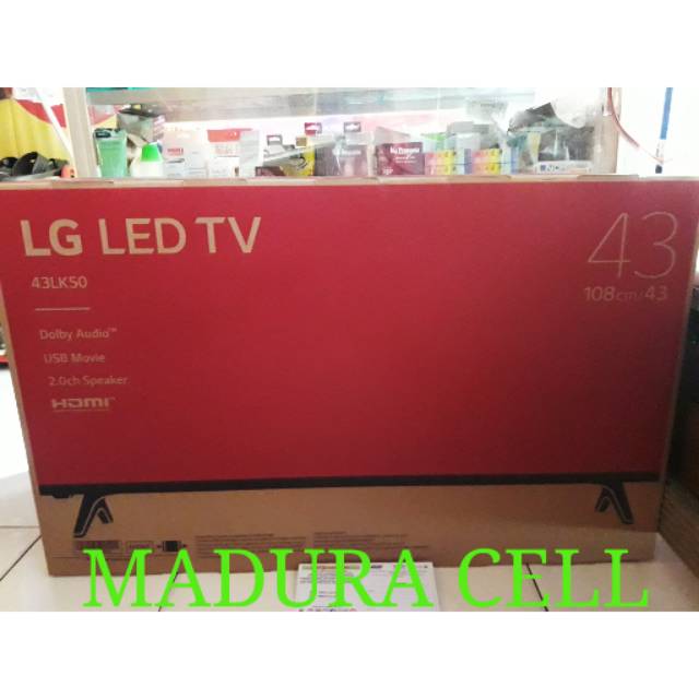 Lg Led Tv 43 Inch 43lk50 43lk500 New Model 2018 Full Hd Original Garansi Resmi Lg Shopee Indonesia