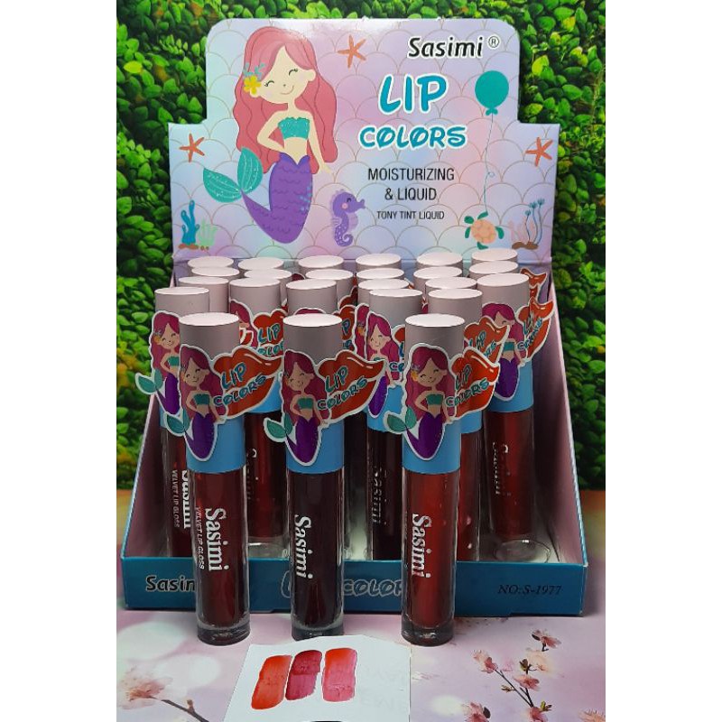 PROMO PER12PCS!!!LIP TINT SASIMI MERMAID S1977