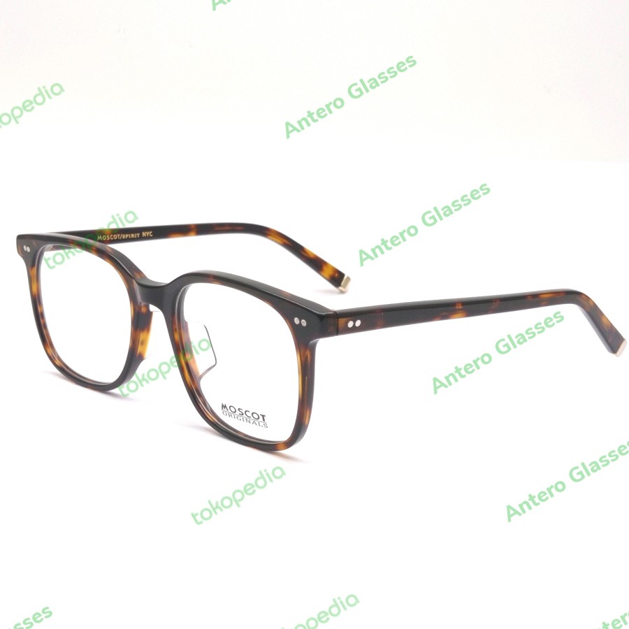 frame kacamata pria wanita moscot travis grade original demi glossy