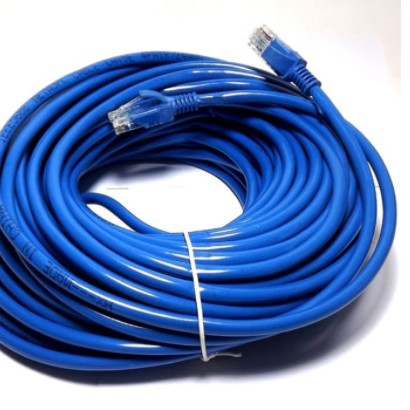 Kabel lan nyk 15m cat 5 5e utp network 10/100Mbps indoor - Cable internet rj45 cat5e 15 meter