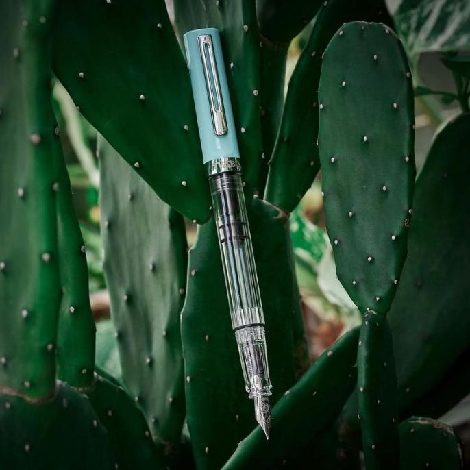 

TWSBI Eco-T Fountain Pen - Mint Blue, Extra Fine ---Terbaru---