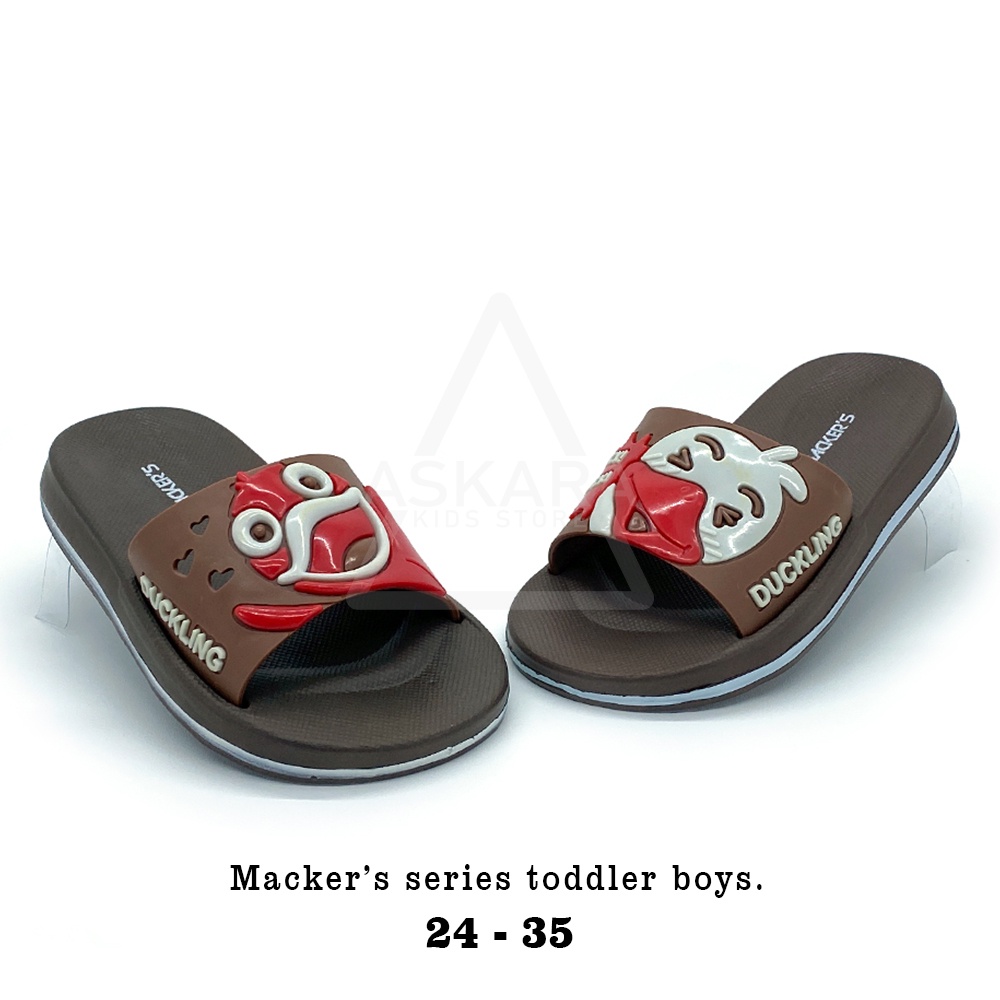 Terbaru Sandal Kokop Mackers Anak Laki-laki Model Duck Lucu