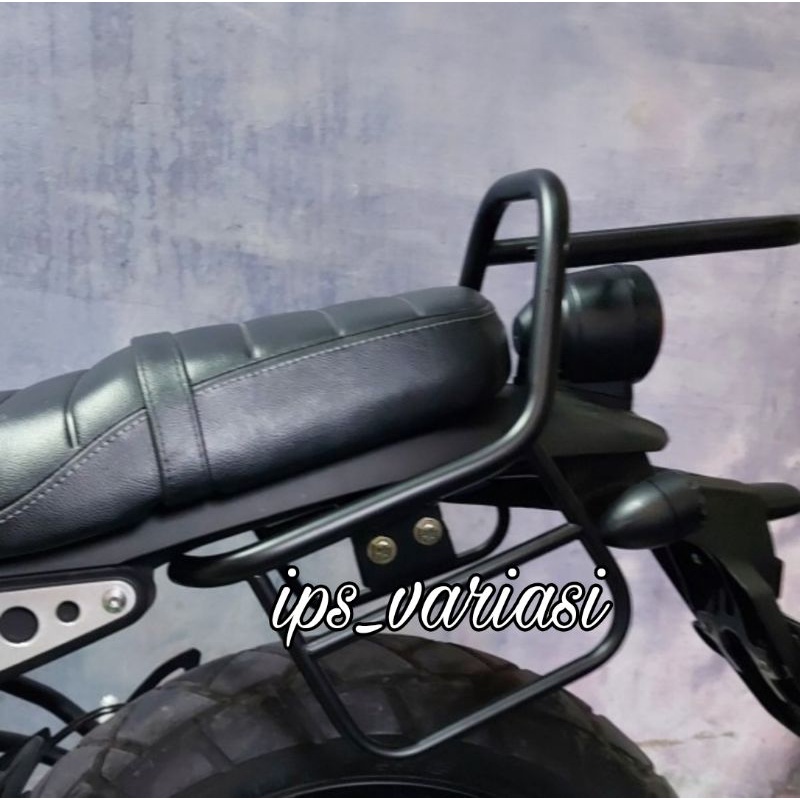 Braket / breket belakang motor xsr. Backrack xsr 155