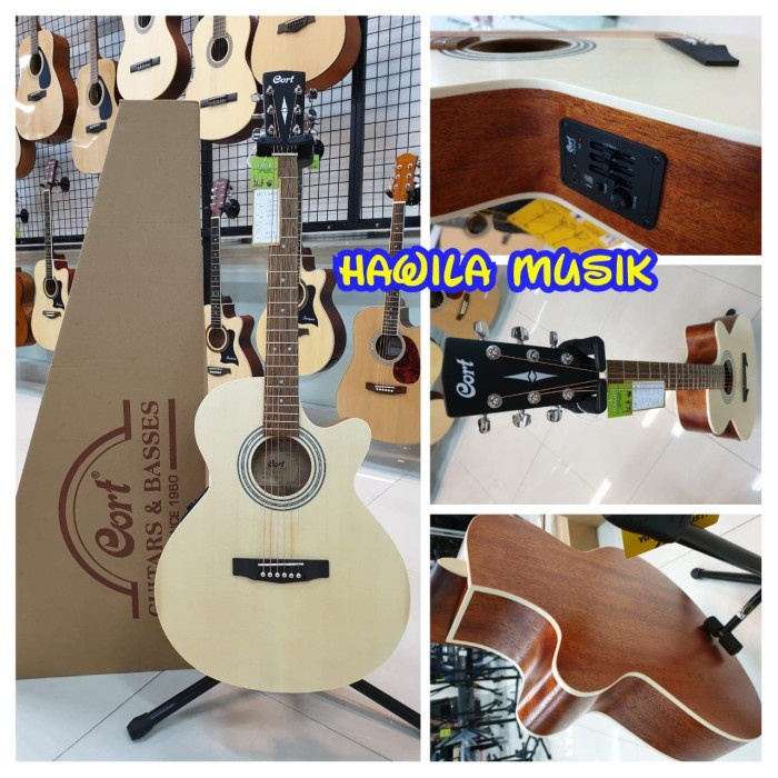 {AudioStore} Acoustic Elektrik Akustik Gitar CORT SFX ME OP SFXME OP Ori Bonus Tas Diskon