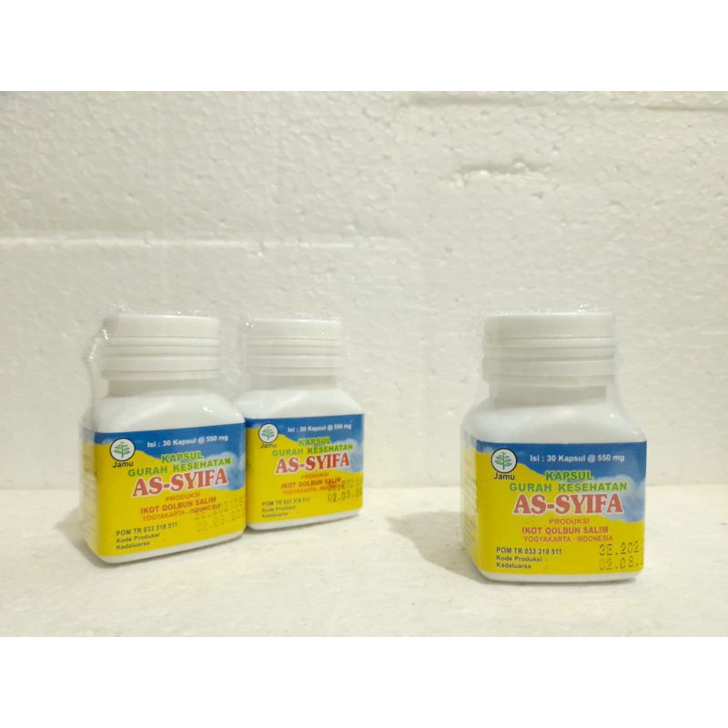 GURAH KAPSUL. ASSYIFA 30 KAPSUL - HERBAL.PENGENCER DAHAK. BATUK. PILEK. FLU. ASTHMA. PELEGA NAFAS. I