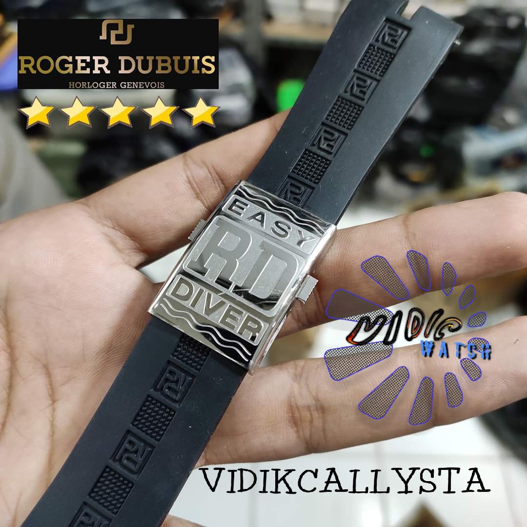 Strap watch Rubber Roger dubuis Rogerdubuis Easy Diver Tali RD 26MM