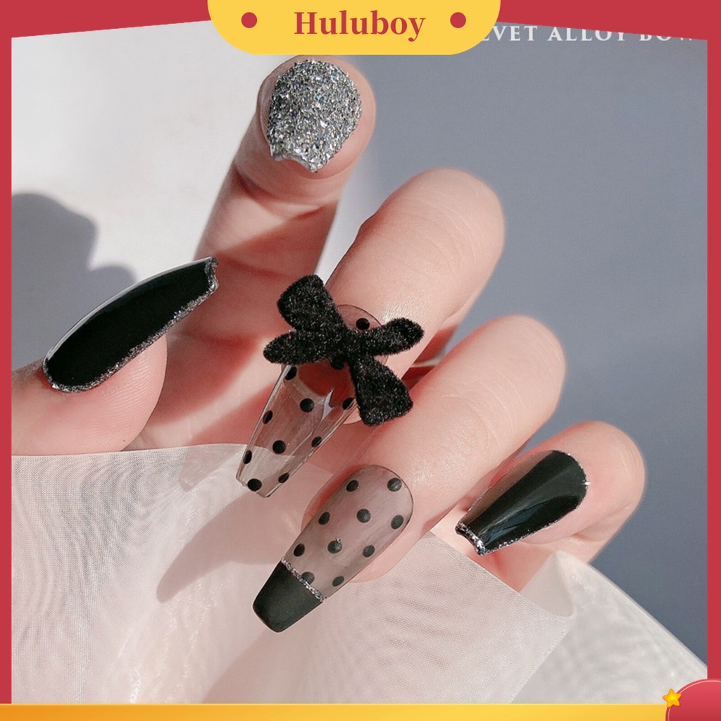 Huluboy Huluboy♡ 5pcs / Set Ornamen Ukiran Pita Anti Pudar Untuk Dekorasi Nail Art